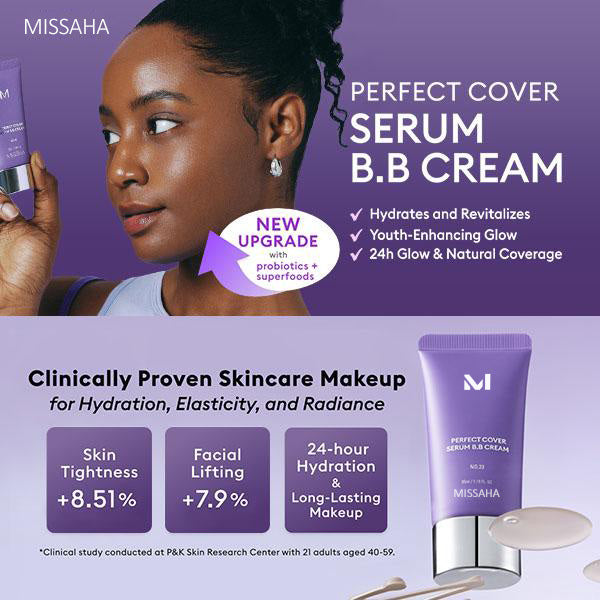 Final 3 Hours: 70%OFF🔥 Perfect Cover Serum BB Cream-Anti-Aging Skin Rejuvenation, Skin Tint, Tinted Moisturizer, Skin Care Foundation Makeup💜